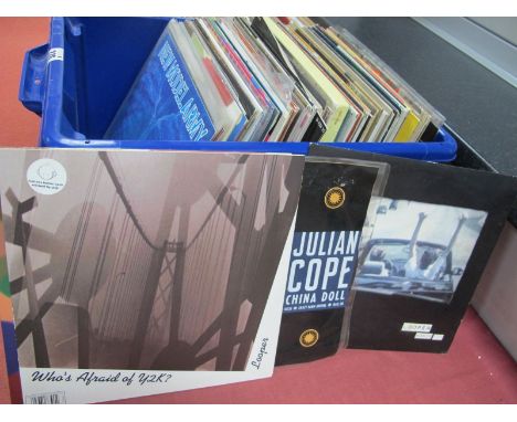 12" Singles, approximately ninety titles in this very noteworthy box, artists include, Whitesnake, New Model Army, The Weddin