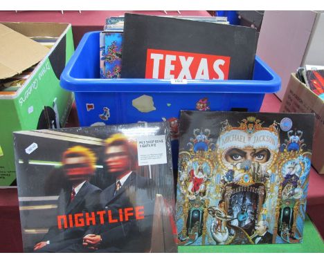 A Collection of 1980's/90's L.P's, sixty titles, including Pet Shop Boys - Nightlife, 2017 180g re-master, Michael Jackson - 