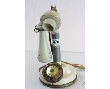 Retro candlestick phone