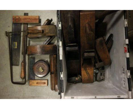 Box of Victorian & vintage tools