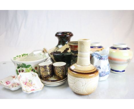 Mixed Lot of Ceramics including Carltonware Chinoiserie, Portmeirion, etc