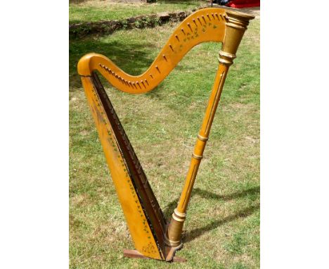 Celtic size Harp by Morley early 20th century. 