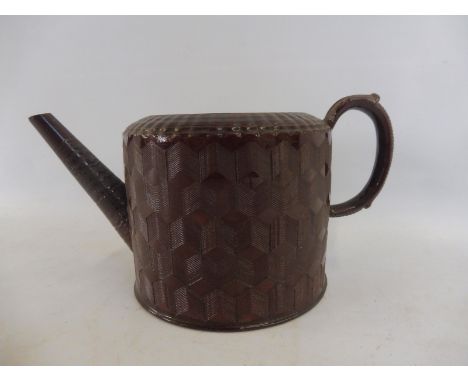 An 18th Century Chinese teapot, lacking lid. 