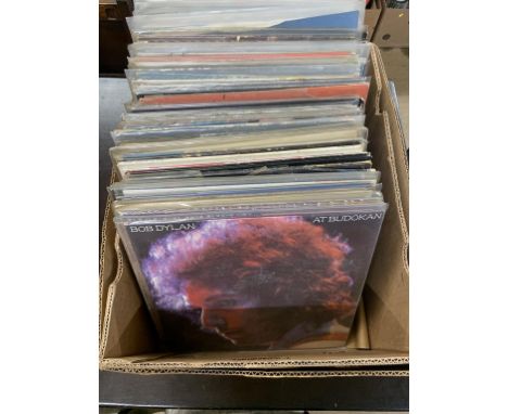 A quantity of LPs, to include Bob Dylan, Gary Moore and Led Zeppelin etc.