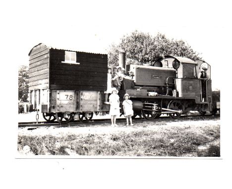  ‘Thames’ engine RP postcard, used 1934, seems to be pushing a shed on bogeys                                  