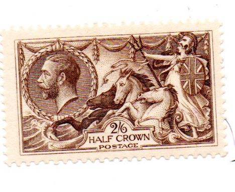  GB 1918 Bradbury-Wilkinson 2/6d vlmm    cat £160 cheapest                                                              