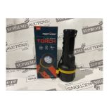 14 X BRAND NEW PORTWEST PA60 7 LED RUBBER TORCHES 8 HOUR RUNTIME R17.2/14.8