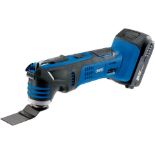 BRAND NEW Draper D20 20V Oscillating Multi-Tool, 1 x 2.0Ah Battery, 1 x Charger (9 Piece) 00595
