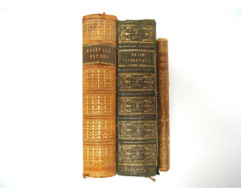  Charles Dickens, 3 titles: 'The Personal History of David Copperfield', illustrated H K Browne, London, Bradbury &amp; Evans