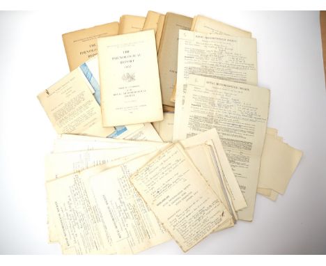 A good quantity of Royal Meteorological Society Phenological Records observed by Edward William Capps Jenner in Lowestoft ove