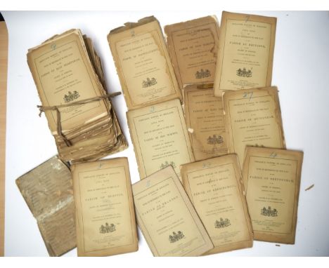 A good quantity of approx 50 Ordnance Survey Books of Reference to Plans of South Norfolk Parishes circa 1880's, including As