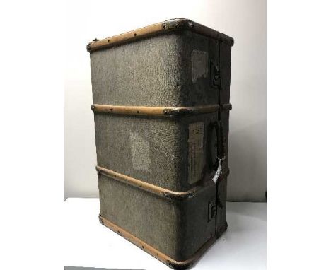 An oak bound trunk