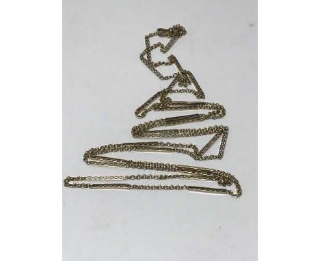 A 9ct gold vintage muff chain, 25.6g.