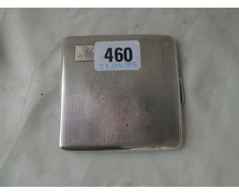 Engine turned cigarette case – 82gms     