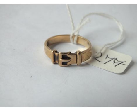 9ct buckle ring 3.9g       