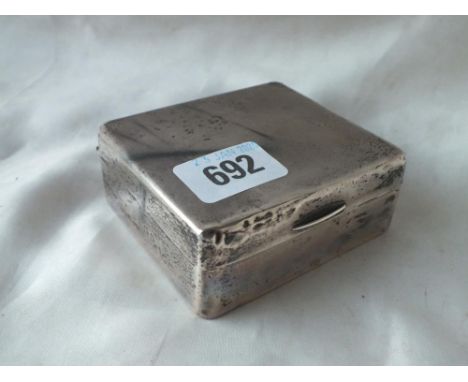 Cigarette box with hinged cover – 3.5” wide    