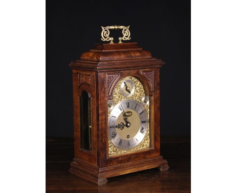A Fine Quality Walnut Chiming Bracket Clock by Elliott of London, numbered 196/250 and made for the crown jewelers Garrard Re