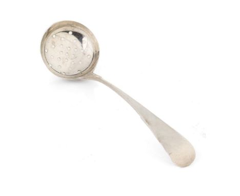 Silver sugar sifter ladle, Edinburgh, Leith, 1876, John Hay, 36.6 grams.  