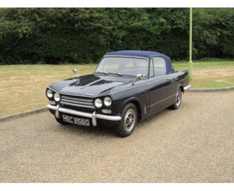 1969 Triumph Vitesse ConvertibleMake: TriumphModel: VitesseYear: 1969Mileage: Contact Auctioneer1969 Triumph Vitesse Converti