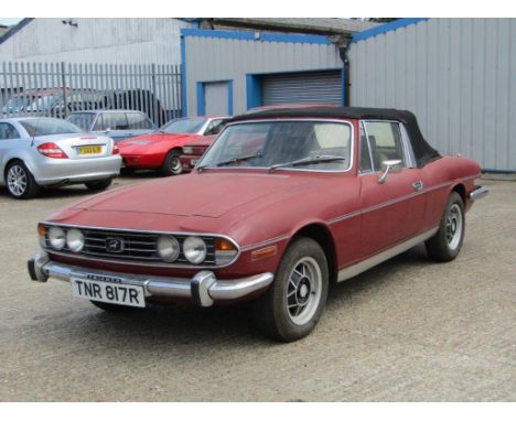 1976 Triumph Stag 3.0 AutoMake: Triumph Model: StagYear: 1976Mileage: 9594VIN: 103743Configuration: Right Hand DriveRegistrat