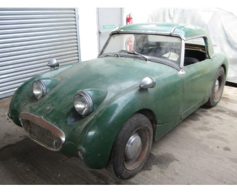 1959 Austin Healey Frogeye Sprite Mk I Make: Frogeye SpriteModel: Mk1Year: Contact AuctioneerMileage: 15273VIN: 98823Configur