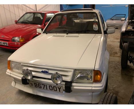 1985 Ford Escort RS Turbo Series 1Make: FordModel: Escort RS TurboYear: 1985Mileage: 0VIN: 104749Configuration: Right Hand Dr