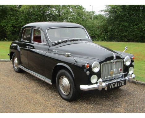 1960 Rover P4 100Make: RoverModel: P4 100Year: 1960Mileage: Contact AuctioneerVIN: 97652Configuration: Right Hand DriveRegist