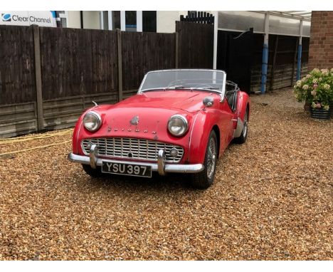 1958 Triumph TR3A LHDMake: Triumph Model: TR3AYear: 1958Mileage: 74231VIN: 103759Configuration: Left Hand DriveRegistration: 