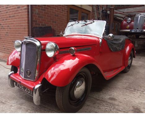 1954 Singer 9 Roadster 4ADMake: SingerModel: 9 Roadster 4ADYear: 1954Mileage: Contact AuctioneerVIN: 102774Configuration: Rig