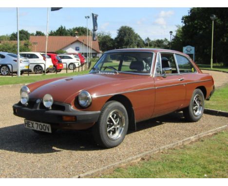 1979 MG B GT 16,140 miles from newMake: MG Model: B GTYear: 1979Mileage: 16140VIN: 101331Configuration: Right Hand DriveRegis