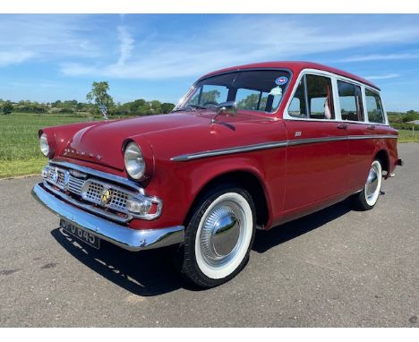 1962 Hillman Minx EstateMake: HillmanModel: Minx Year: 1962Mileage: 59043VIN: 102619Configuration: Right Hand DriveRegistrati