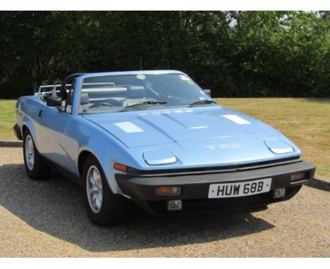 1980 Triumph TR8 Convertible Make: Triumph Model: TR8 ConvertibleYear: 1980Mileage: 63000VIN: 104132Configuration: Right Hand