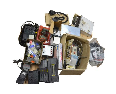 Miscellaneous tools and accessories, , including minicraft disc sander, motors, light box, hose, etc.