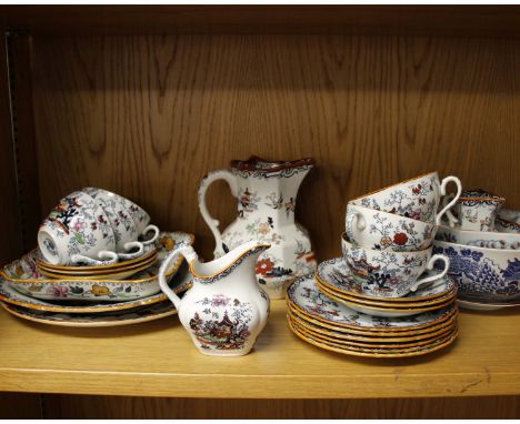 A collection of ceramic items to include Masons Ironstone and similar. 