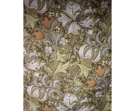 Vintage textiles - A pair of Liberty of London vintage curtains, 122cm (L) x 112cm (W) and Liberty of London vintage door cur