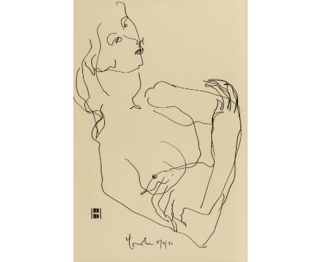 Cox (Morris). Original 'Blind' Drawings 1978/1980, Gogmagog Photocopy Library, 1985, 217 reproduction drawings, original blac