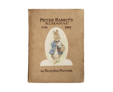 Potter (Beatrix). Peter Rabbit's Almanac for 1929, Frederick Warne, [1928], 13 full-page colour illustrations (one for each m