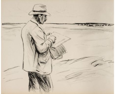 Liebermann (Max). Hollandisches Skizzenbuch, Text von Oscar Bie, Berlin: Verlag von Julius Bard, 1911, original lithograph fr