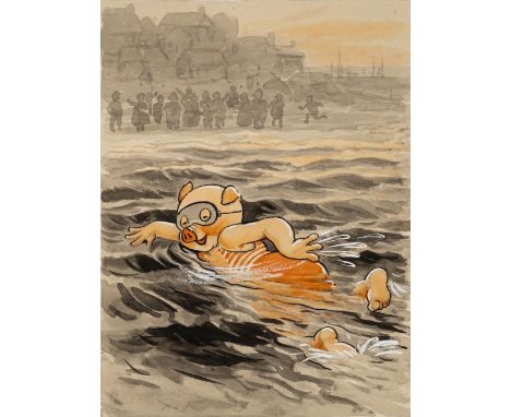 * Original Artwork. A collection of illustrations, 20th century, 24 original illustrations, various media, but mostly waterco