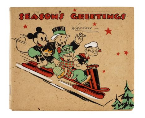 Disney (Walt). Season's Greetings [cover title], published: Hallmark under exclusive license granted by King Features Syndica