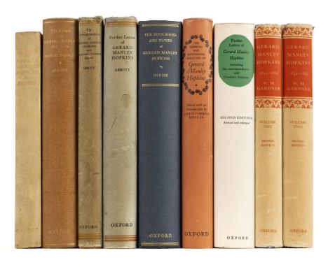 Hopkins (Gerard Manley). Poems of Gerard Manley Hopkins, edited with notes by Robert Bridges, 2nd edition, OUP, 1930, illustr