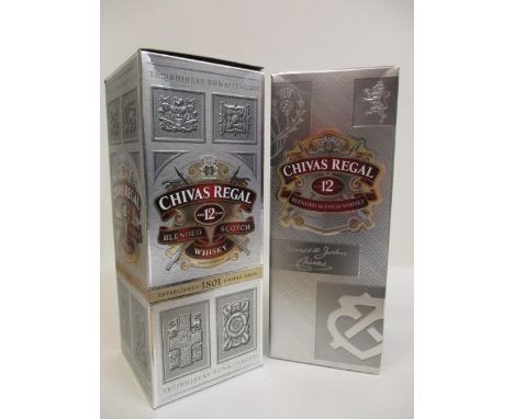 Two boxed bottles of Chivas Regal Scotch Whisky, 70cl x 2 