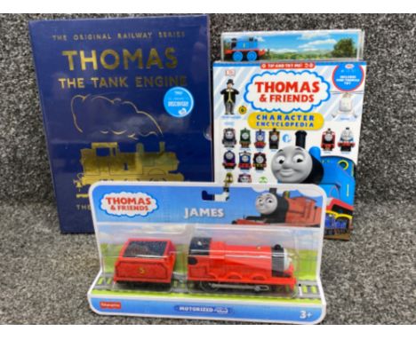 Thomas the tank engine ‘the complete collection’ hardback book still sealed &amp; New together with Thomas and friends charac