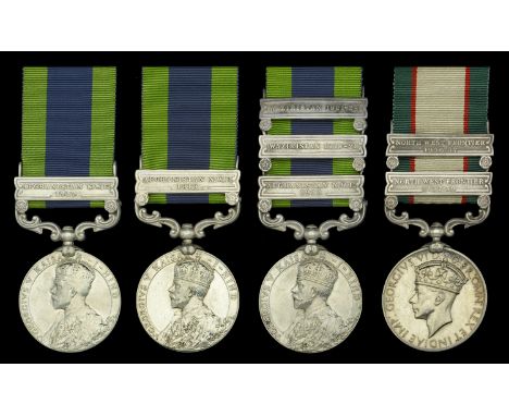 India General Service 1908-35 (3), 1 clasp, Afghanistan N.W.F. 1919 (2) (277 Rfmn. Siribahadur Rai, 3-7 Grks.; 2756 L. Nk. Ba