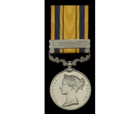 South Africa 1877-79, 1 clasp, 1877-8-9 (688. Pte. R. Caddle. 88th Foot.) a few minor marks, otherwise nearly extremely fine 