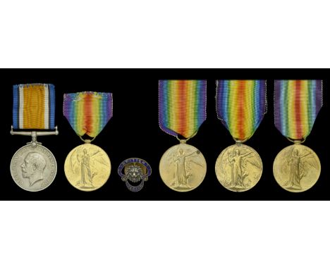 Pair: Private H. B. Payne, Royal Warwickshire Regiment, later Royal Berkshire Regiment British War and Victory Medals (26446 