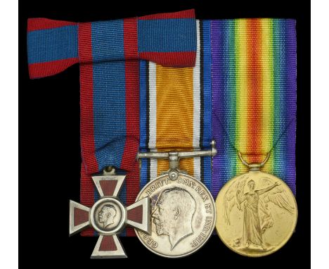 A Great War A.R.R.C. group of three awarded to Sister L. E. Allee, Territorial Force Nursing Service  Royal Red Cross, 2nd Cl