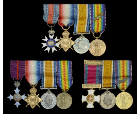 A C.M.G. mounted group of four miniature dress medals attributed to Brigadier-General C. W. Clark, Royal Garrison Artillery T