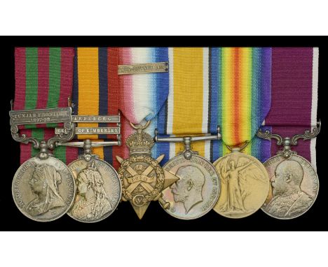 Six: Second Lieutenant W. T. Gillard, Royal Field Artillery, late Royal Horse Artillery  India General Service 1895-1902, 1 c