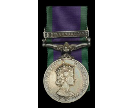 General Service 1962-2007, 1 clasp, Northern Ireland (Q1012924 LCpl J Barlow QARANC) in named card box of issue; together wit